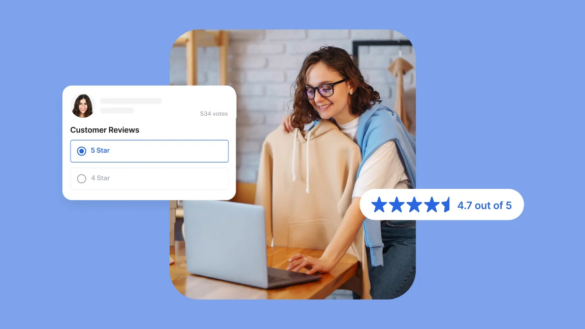 Woman using community app for running